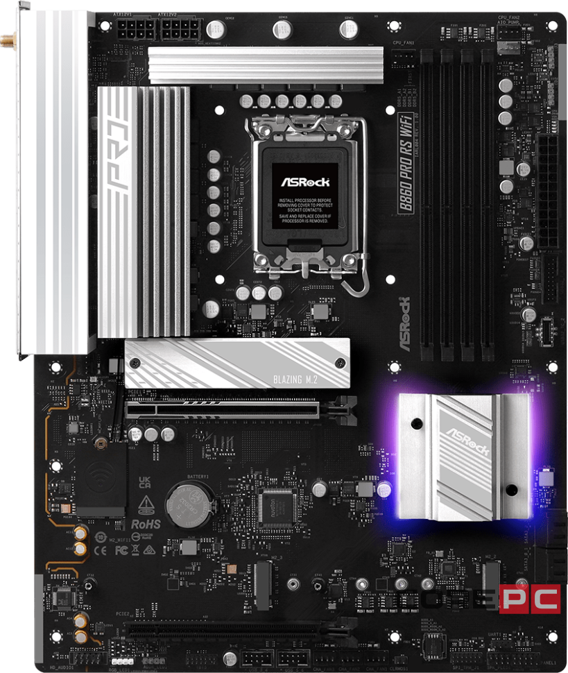 Материнская плата ASRock B860 PRO RS WIFI