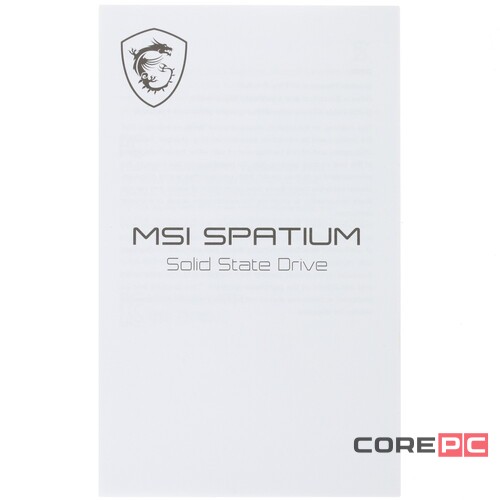 Твердотельный накопитель MSI 250 Gb SPATIUM M390 S78-4409PL0-P83