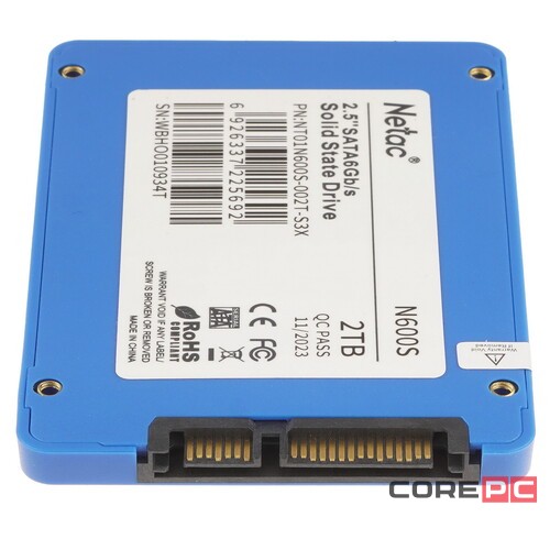 Твердотельный накопитель NETAC 2000 Gb N600S NT01N600S-002T-S3X