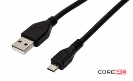 Кабель Smartbuy USB/Micro-USB 3.0A 15см (черный)