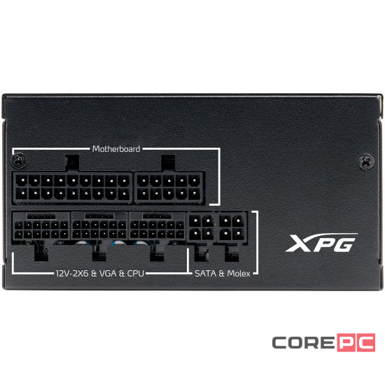 Блок питания ADATA XPG 850W PYMCORE850G-BKCEU 16 Pin (PCIe 5.0 Connector Cable Details)