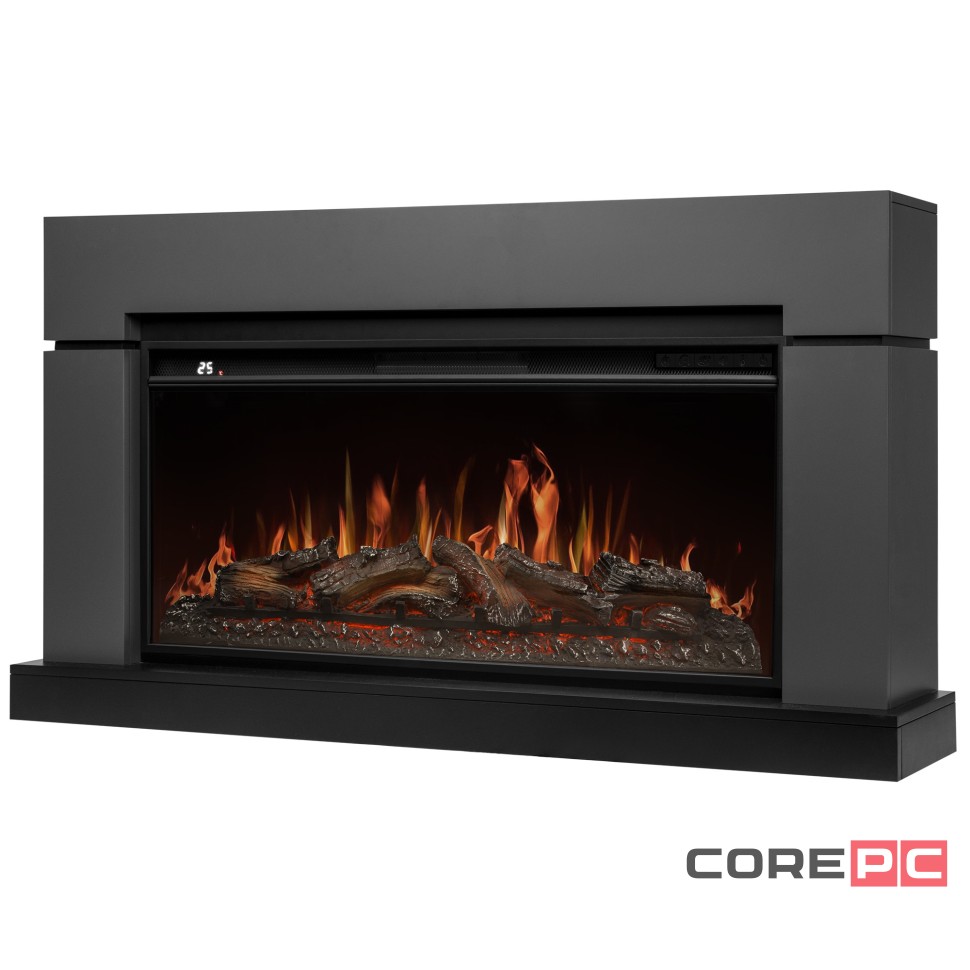 Каминокомплект: Очаг Royal Thermo Aurora RTFP/P-AR40LS, портал Lindos 42/40/36, графит