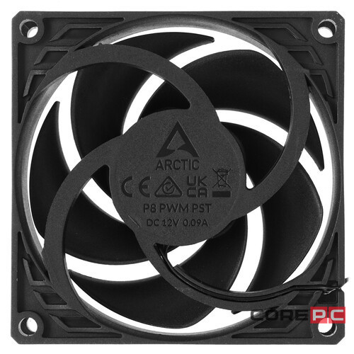 Вентилятор для корпуса Arctic Cooling ARCTIC P8 PWM PST Black/Black ACFAN00150A