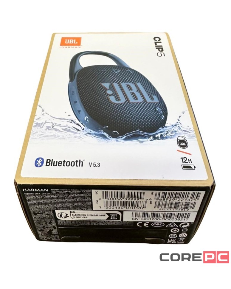 Bluetooth колонка JBL Clip 5 синий