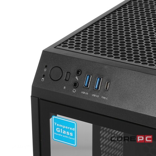 Компьютерный корпус Thermaltake The Tower 100 TG Snow White CA-1R3-00S6WN-00