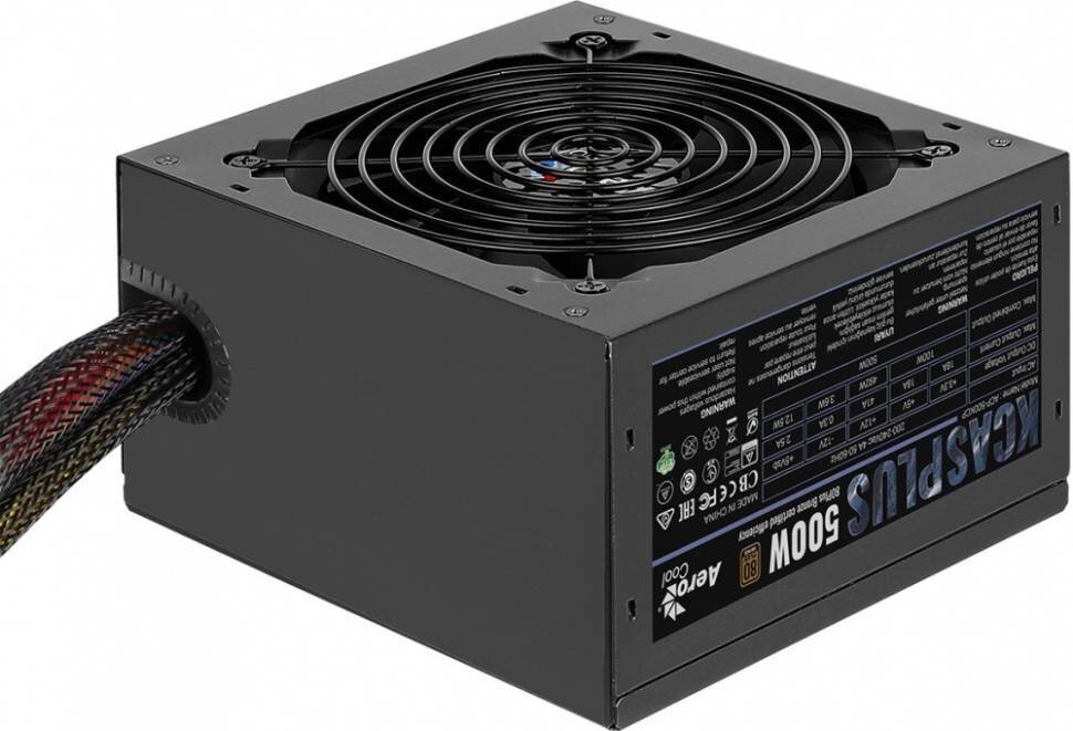 Блок питания Aerocool 500W KCAS PLUS