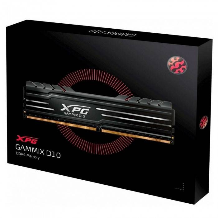 Оперативная память 16 Gb 3200 MHz ADATA XPG GAMMIX D10 Black (AX4U32008G16A-DB10)