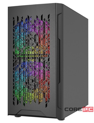 Компьютерный корпус Powercase MISTRAL Micro D3B TG ARGB PWM Black (CMMDB-A3)