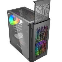Компьютерный корпус Powercase MISTRAL Micro D3B TG ARGB PWM Black (CMMDB-A3)