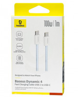 Кабель-зарядка Type-C на Type-C Baseus Dynamic 4 Series 100W 1м (P10381400311-00) голубой
