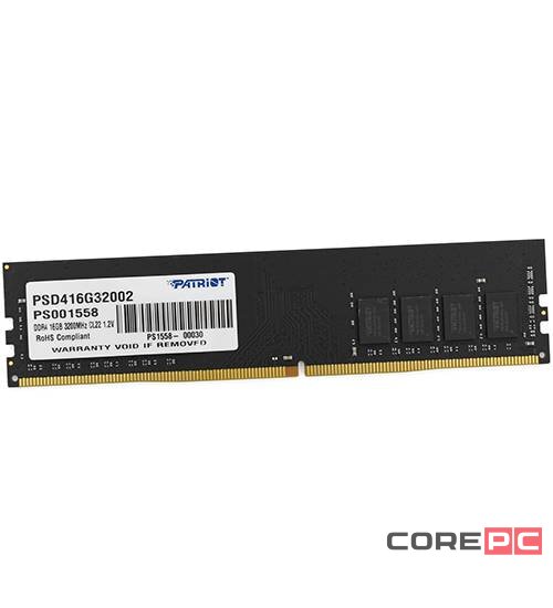 Оперативная память 16 Gb 3200 MHz PATRIOT SL (PSD416G32002)