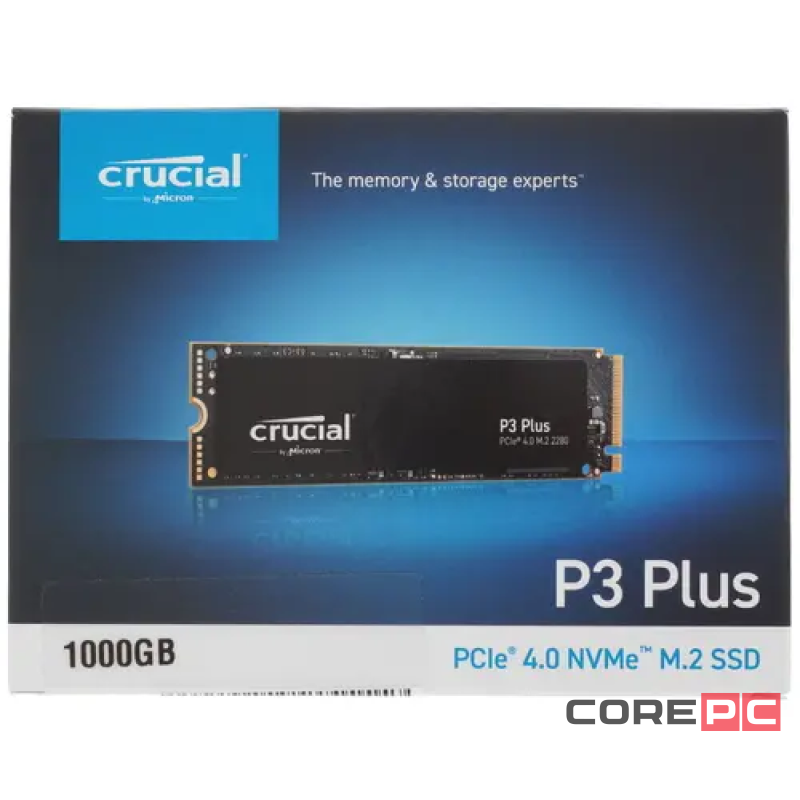 Твердотельный накопитель CRUCIAL 1000 Gb P3 Plus CT1000P3PSSD8