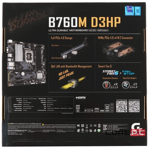 Материнская плата Gigabyte B760M D3HP