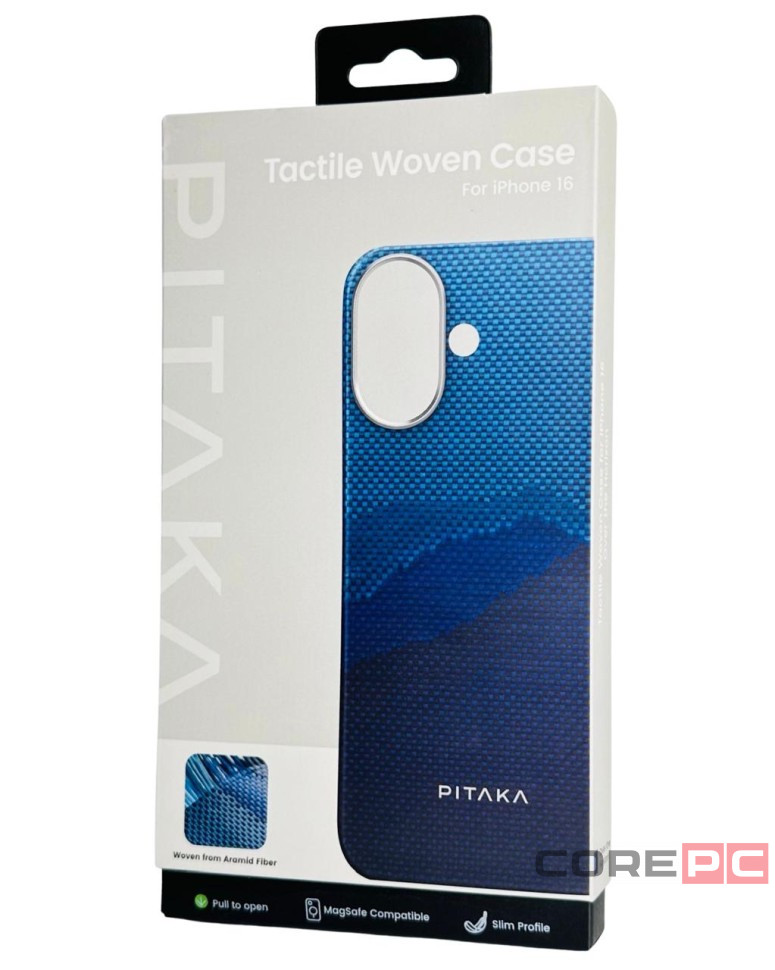 Накладка для i-Phone 16 6.1" Pitaka StarPeak Tactile Woven case (Over the horizon)