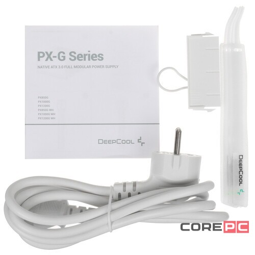 Блок питания Deepcool 1200W PX1200G WH PWM 16 Pin (PCIe 5.0 Connector Cable Details)
