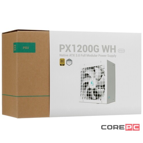 Блок питания Deepcool 1200W PX1200G WH PWM 16 Pin (PCIe 5.0 Connector Cable Details)