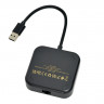 USB-хаб Hoco HB35 3xUSB2.0/RJ45 0.2м черный