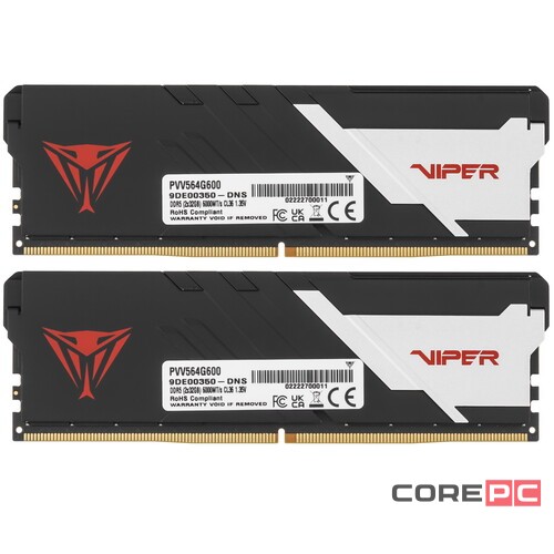 Оперативная память 64 Gb 6000 MHz PATRIOT VIPER VENOM (PVV564G600C36K)