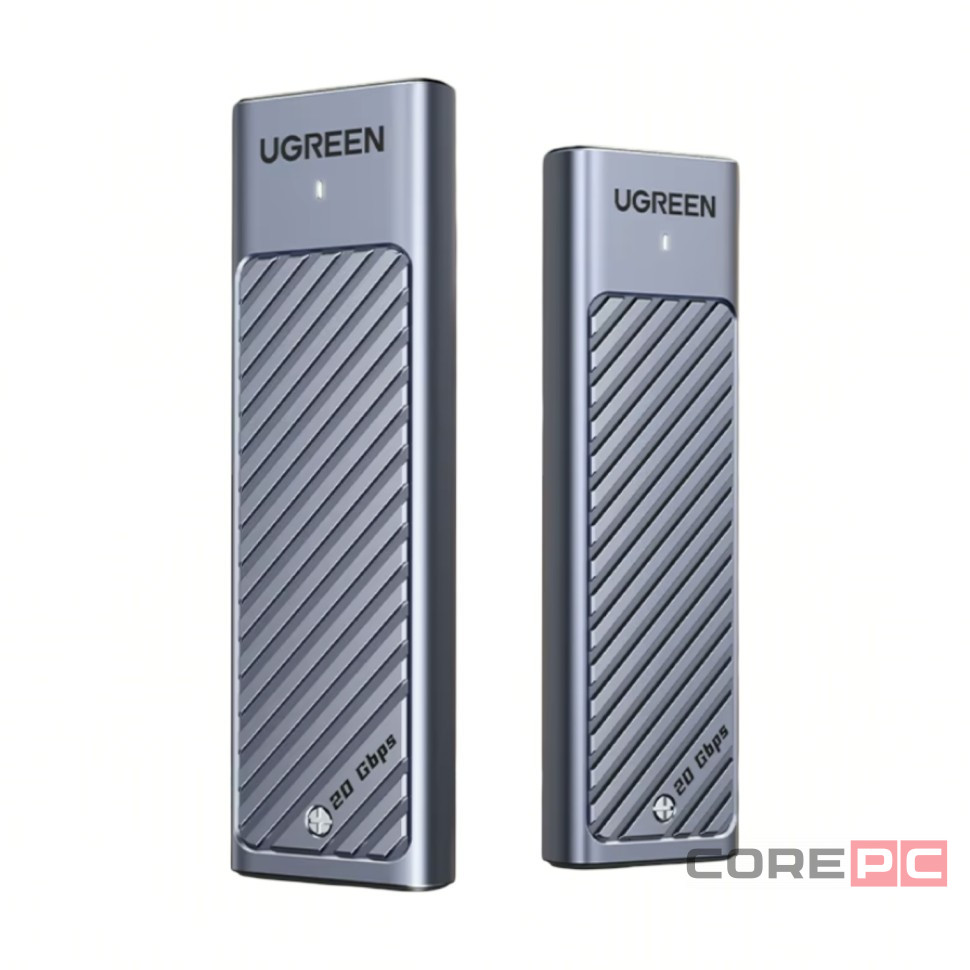 Корпус внешний для жесткого диска Ugreen CM559/M.2 NVMe/SATA 20Gbps