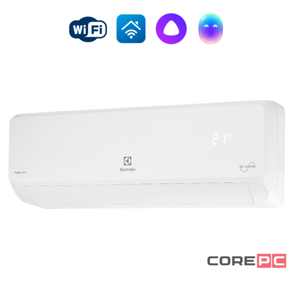 Сплит-система инверторного типа Electrolux Fusion 2.0 Super DC Inverter EACS/I-18HF2/N8 комплект
