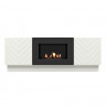 Тумба с биокамином Firelight BFP/P-1400V белая