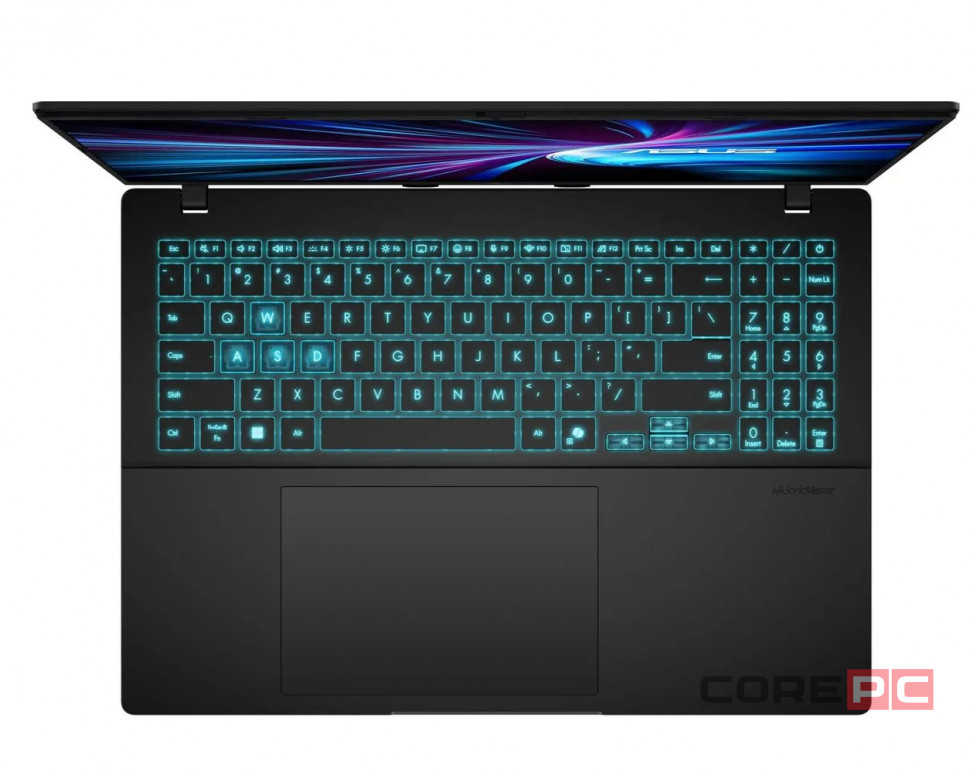 Asus VivoBook V16 V3607VM-RP090 (Black) / Core 5 210H / 16Gb / 512Gb SSD / RTX 5060 / no / 16" 1920x1200 IPS 144Гц / DOS / 1.95