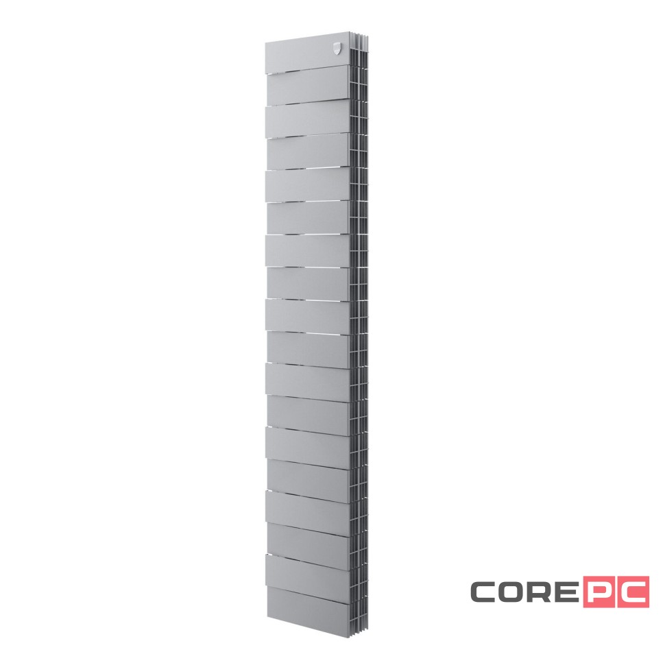 Радиатор Royal Thermo PianoForte Tower 200 /Silver Satin - 18 секц.