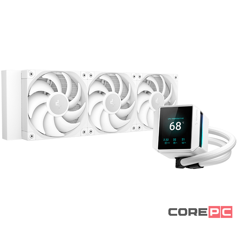 Система жидкостного охлаждения для процессора Deepcool MYSTIQUE 360 WH White (R-LX360-WHDSNMP-G-1)