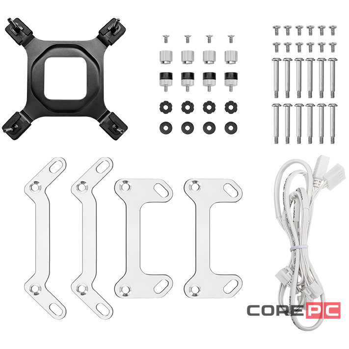 Система жидкостного охлаждения для процессора Deepcool MYSTIQUE 360 WH White (R-LX360-WHDSNMP-G-1)