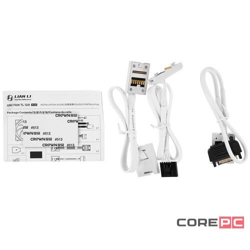 Комплект вентиляторов для корпуса Lian Li UNI FAN TL LED 120 ARGB White (G99.12TL3W.R0)