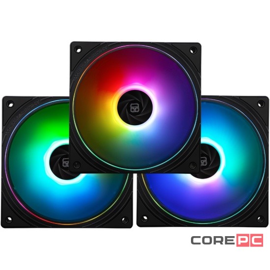 Комплект вентиляторов для корпуса Thermalright TL-S12-S ARGB Black (TRTLS12S.3P)