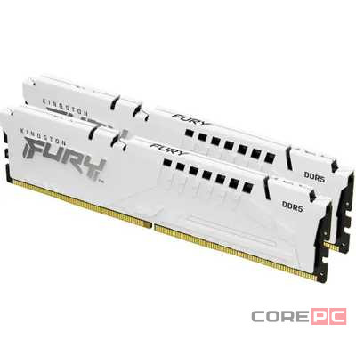 Оперативная память 32 Gb 6000 MHz Kingston FURY Beast White (KF560C30BWK2-32)