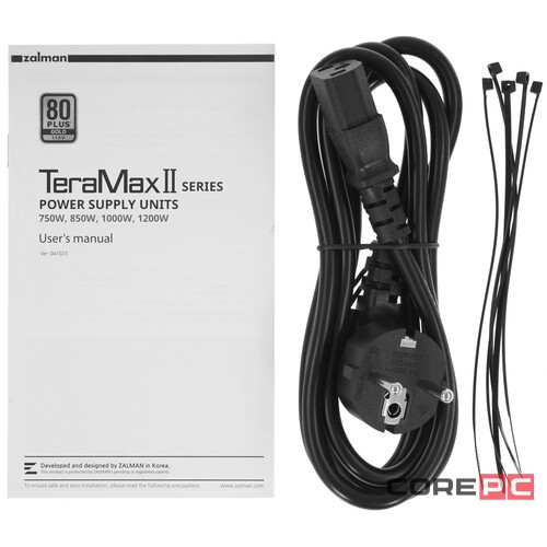 Блок питания Zalman 850W (ZM850-TMX2) 16 Pin (PCIe 5.0 Connector Cable Details)