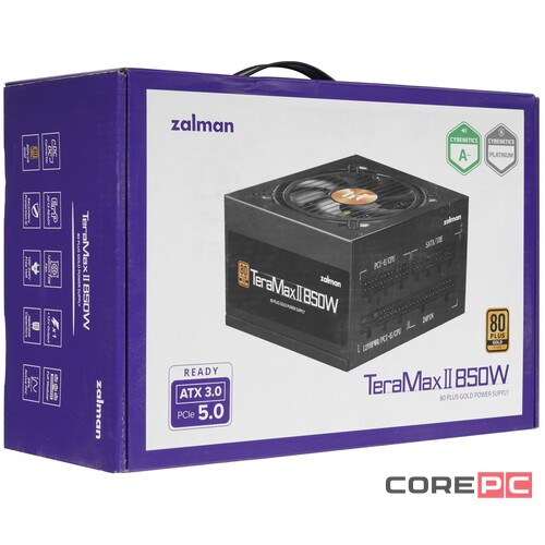 Блок питания Zalman 850W (ZM850-TMX2) 16 Pin (PCIe 5.0 Connector Cable Details)