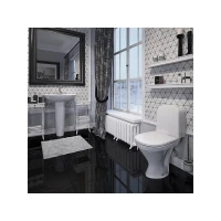 Унитаз компакт Sanita luxe WC.CC/Classic/2-TM/WHT.G/S1 с сиденьем, микролифт, цвет белый