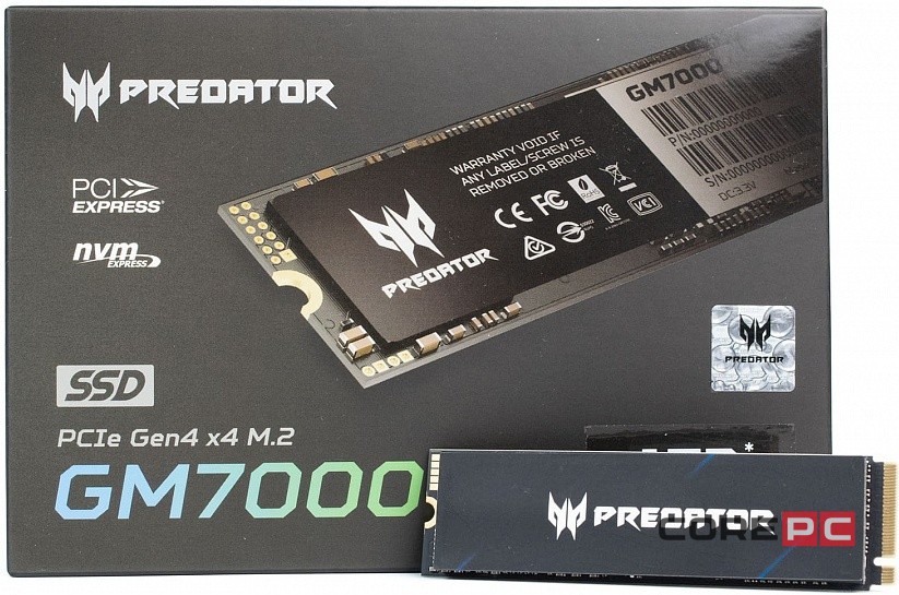 Твердотельный накопитель Acer 2000 Gb Predator (BL.9BWWR.106)