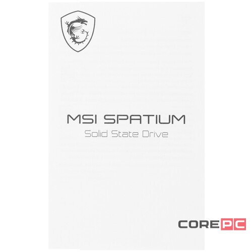Твердотельный накопитель MSI 500 Gb SPATIUM M390 S78-440K070-P83