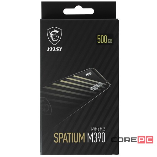Твердотельный накопитель MSI 500 Gb SPATIUM M390 S78-440K070-P83