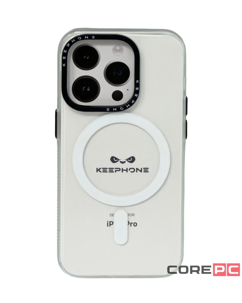 Накладка для i-Phone 15 Pro Keephone Magnet Pro прозрачная