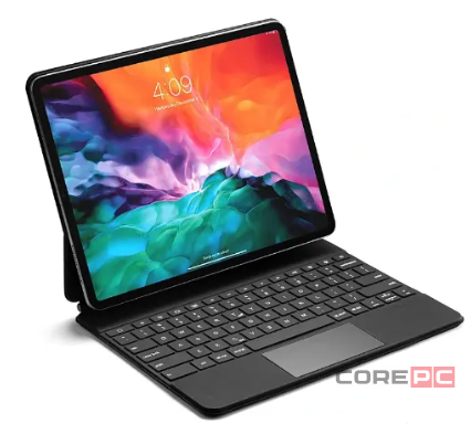 Чехол-клавиатура WIWU Magic Keyboard для Apple iPad Air 13 (2024) русская раскладка (MK004) (черный)