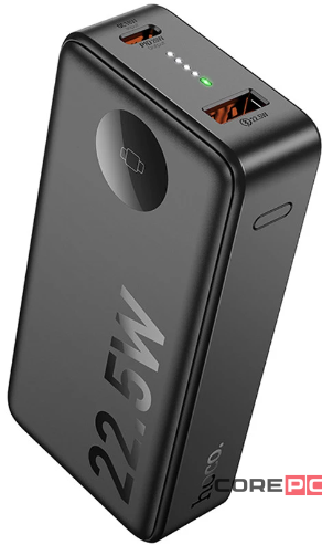 Внешний аккумулятор Hoco Q27B Jewel 10000mAh USB/Type-C (черный)