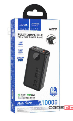 Внешний аккумулятор Hoco Q27B Jewel 10000mAh USB/Type-C (черный)
