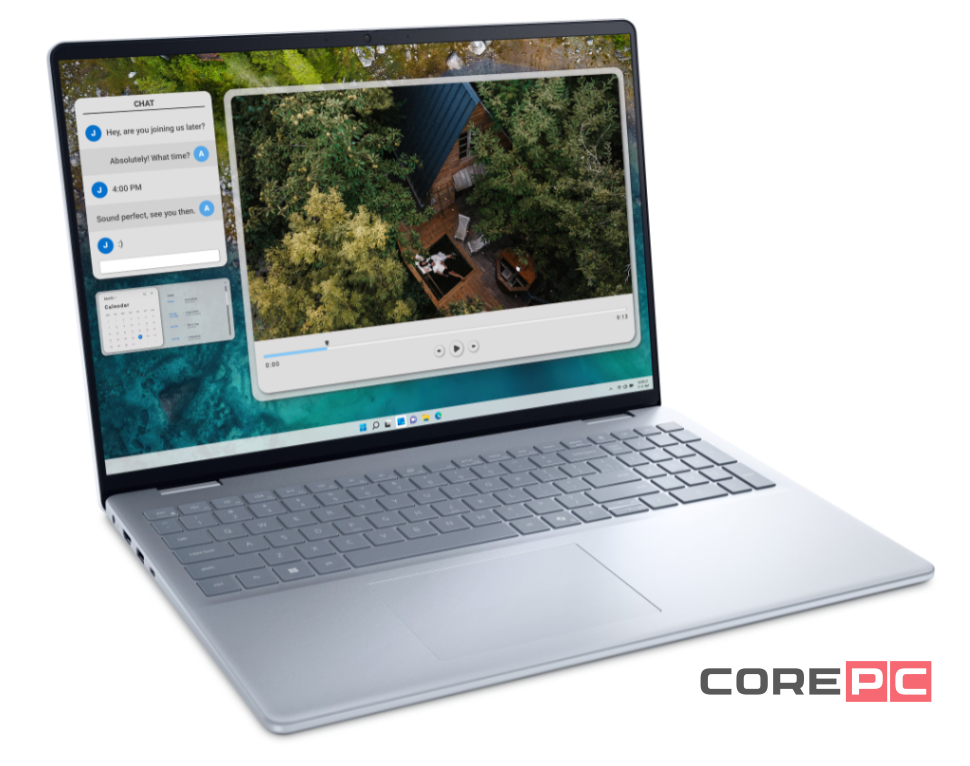 Ноутбук Dell Inspiron 16 5645 (Ryzen 7 8840U/16GB/1024GB SSD/16.0"/1920x1200/AMD Radeon 780M/Windows 11 Home) Голубой