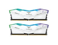 Оперативная память 64 Gb 6000 MHz Team Group T-FORCE DELTA RGB White (FF4D564G6000HC38ADC01)