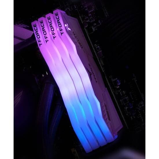 Оперативная память 64 Gb 6000 MHz Team Group T-FORCE DELTA RGB White (FF4D564G6000HC38ADC01)
