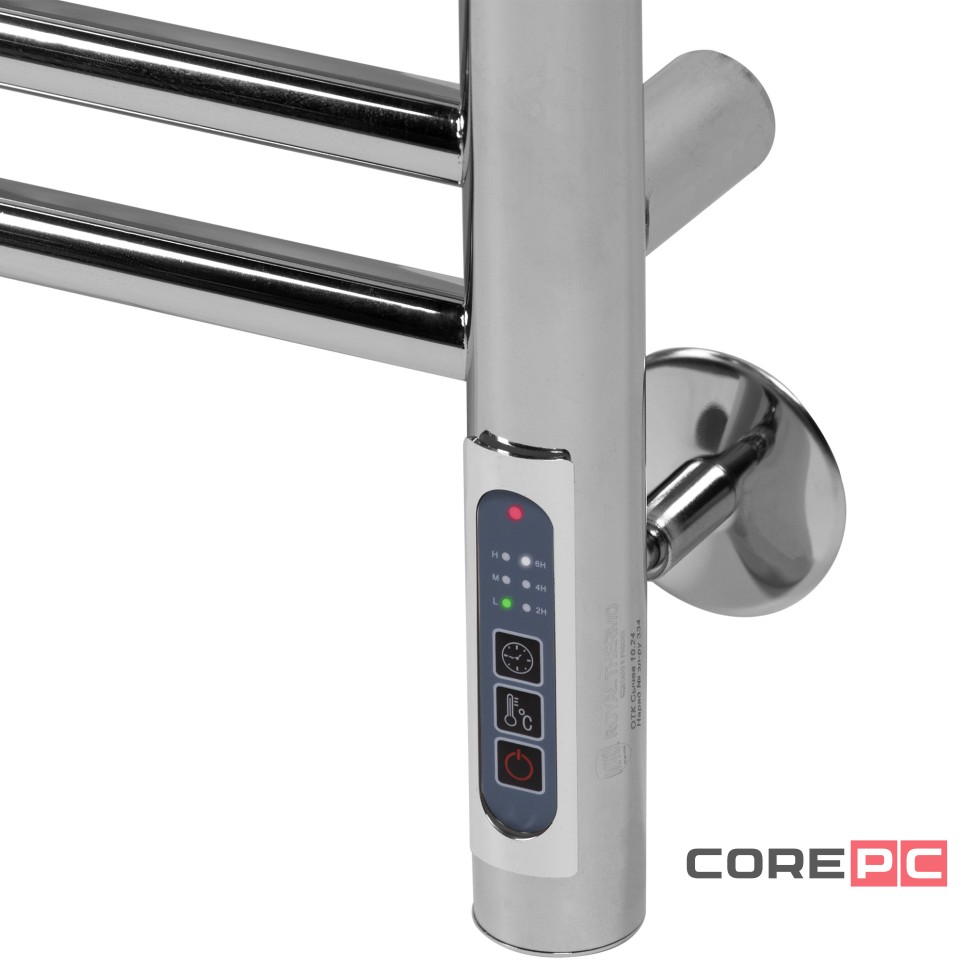 Полотенцесушитель Royal Thermo Casa П14 500х800 электро (встроен. диммер) стальной