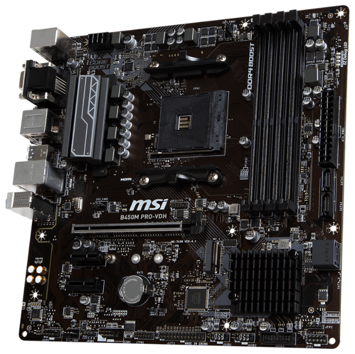 Материнская плата MSI B450M PRO-VDH MAX