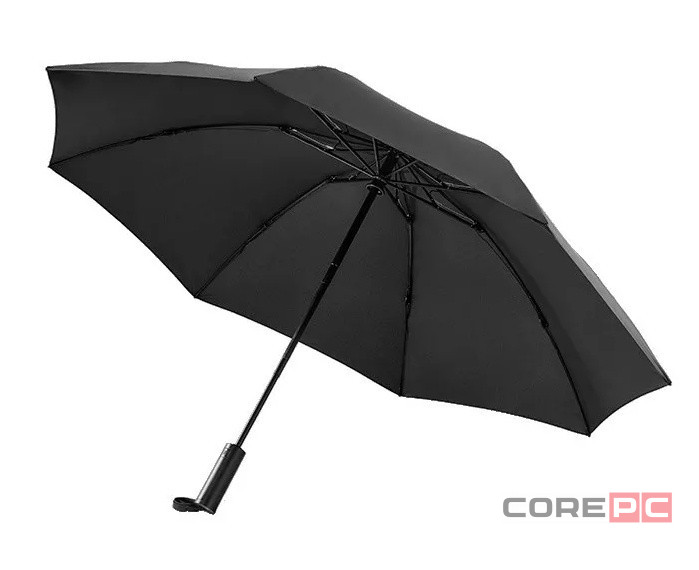 Зонт NINETYGO Automatic Reverse Lighting Umbrella с фонариком черный