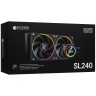 Система жидкостного охлаждения для процессора ID-COOLING SL240 Black
