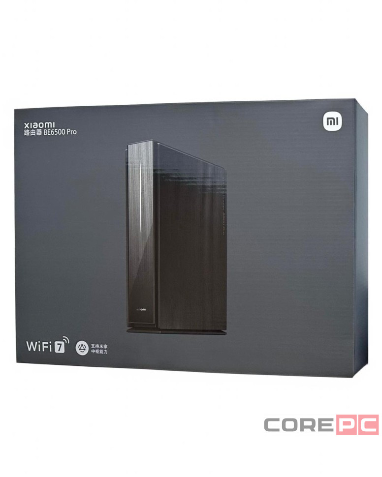 Wi-Fi роутер Xiaomi Router BE6500 Pro черный